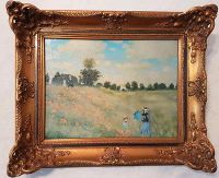 Gemälde Reproduktion * Claude Monet * Mohnfeld bei Argenteuil Öl Rheinland-Pfalz - Mainz Vorschau