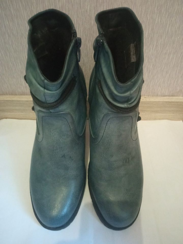 Damen Stiefeletten,Firence,Gr. 40,blau,warm gefüttert in Rodewisch