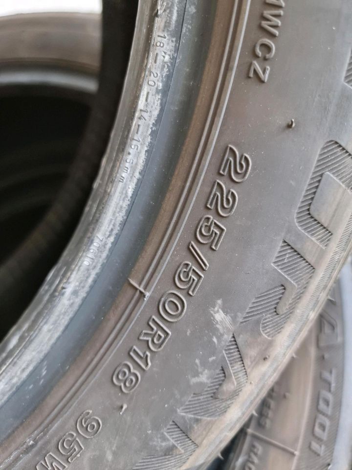 4x Sommerreifen 225/50R18 95W Bridgestone in Detmold