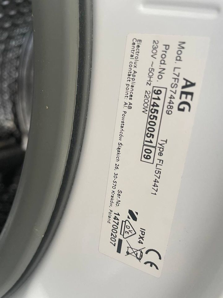 Waschmaschine AEG A+++ 8 kg (Lieferung) in Mönchengladbach