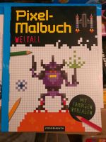 Pixel Malbuch Jungen NEU Weltall Raumfahrt  minecraft Innenstadt - Poll Vorschau