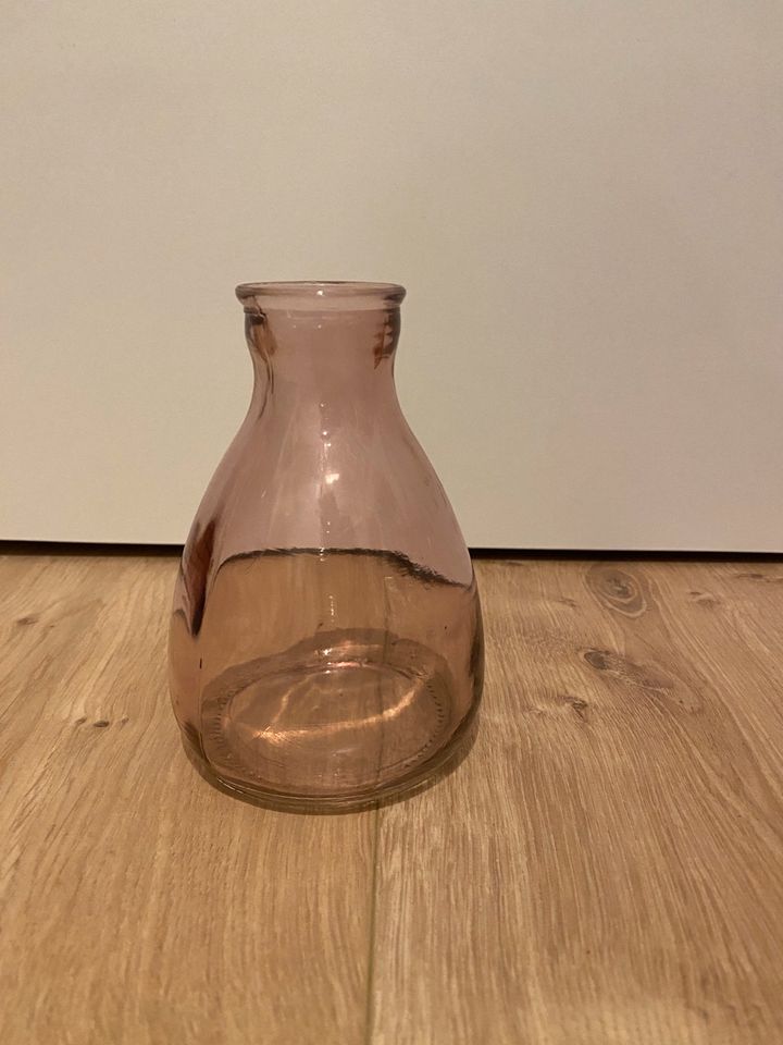 10 kleine Vasen - Depot - Glas,rosé in Schwelm