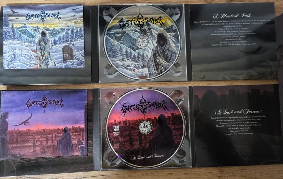Gates Of Ishtar - At Dusk + A Bloodred / 2 CDs (Re-Released) in Osterhofen