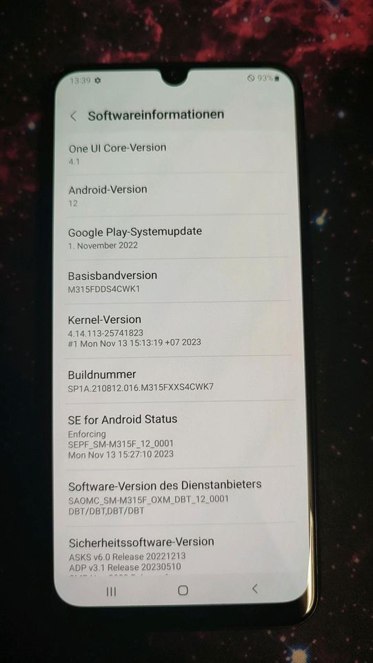 Samsung M31 in schwarz in Döbern