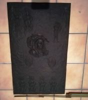 Ofenplatte Gusseisen schwer und massiv mit Ornament Muster alt Nordrhein-Westfalen - Altenbeken Vorschau