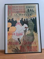 Moulin Rouge: La Goulue [Henri Toulouse Lautrec] gerahmt 50x70cm Baden-Württemberg - Plankstadt Vorschau