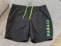 Badehose Neu Schwarz Neon Grün Gr. 44 100-104cm Bayern - Altenmünster Vorschau