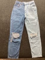 H&M Relaxed&Denim High Waist Jeans 2 farbige Beine Gr 152 Baden-Württemberg - Müllheim Vorschau