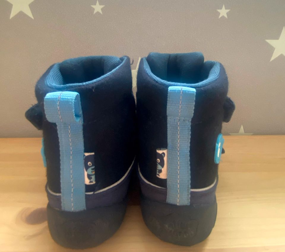 Affenzahn  - Gr 27 - Comfy Stiefel - blau - Bär in Euskirchen