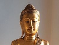 extravagante Buddha-Figur, Holz (neu: 2.300 €) Bayern - Neusäß Vorschau