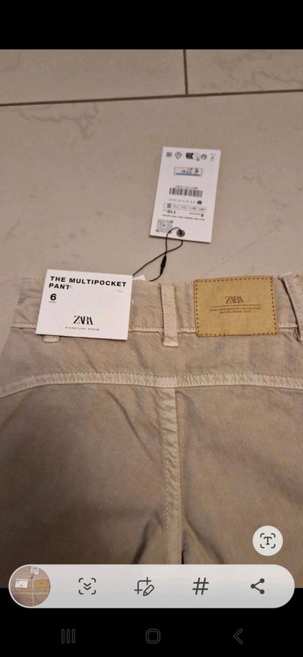 Hose von Zara, neu mit Etikett in Wittlich