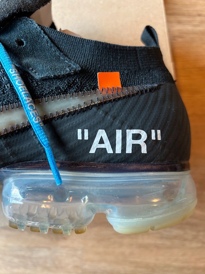 Nike Off White Vapormax Black US 13 / EU 47,5 in Pegnitz