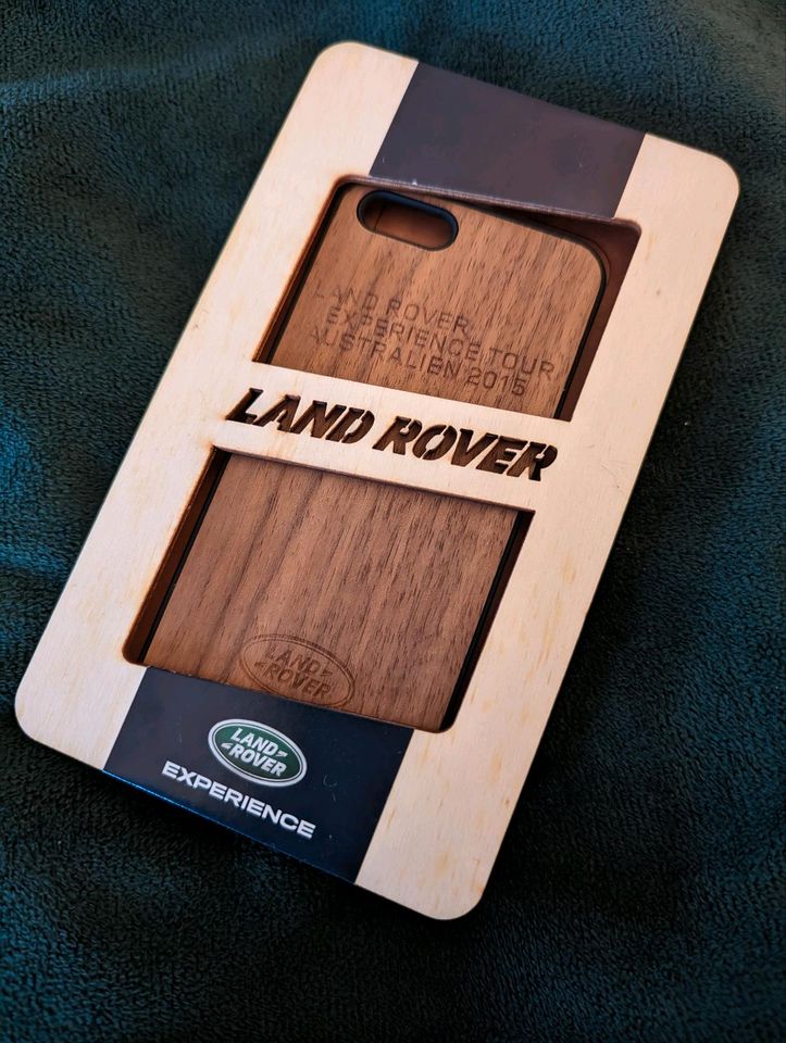 SAMMLERSTÜCK Handyhülle Land Rover iPhone 6/6S Holz NEU in Wuppertal