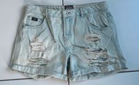 Superdry Vintage Shorts destroyed blau W29 kurze Hose Hot Pants Baden-Württemberg - Weissach Vorschau