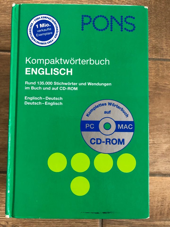 Pons Wörterbuch Englisch Abi mit CD in Lich