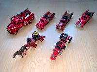 Feuerwehrautos Sammlung 6 verschiedene alte Feuerwehren in rot Baden-Württemberg - Ulm Vorschau