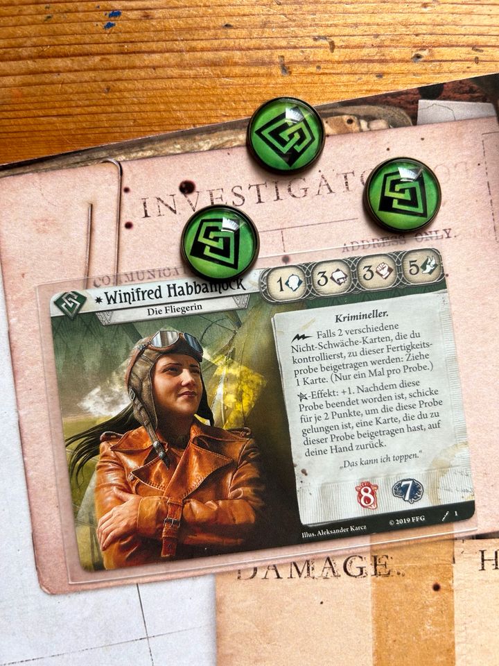 Actionmarker für Arkham Horror - Das Kartenspiel / LCG in Leipzig