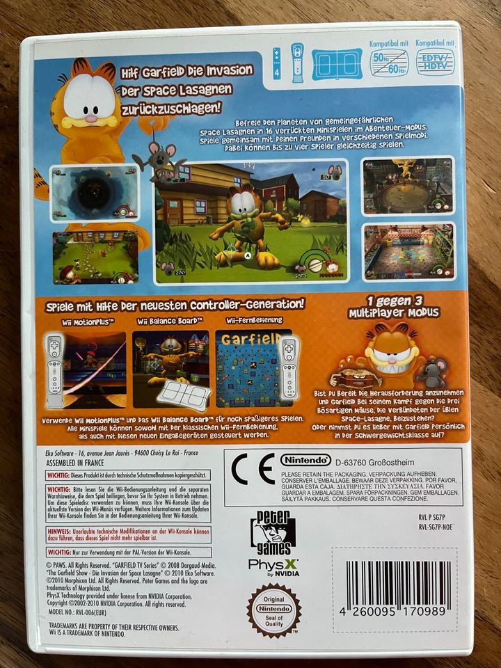 Wii Spiel „The Garfield Show“ in Meinerzhagen
