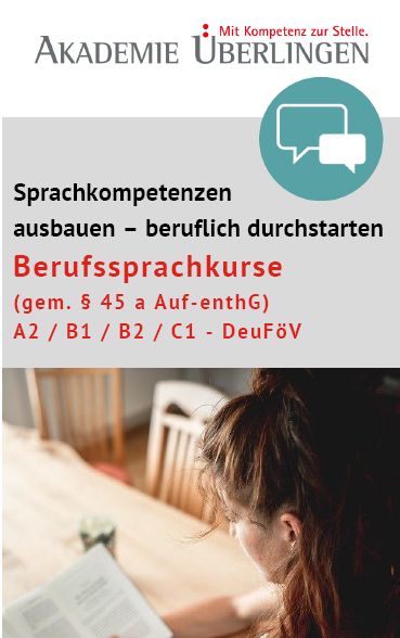 Berufssprachkurs A2-B2 (DeuFöV) Deutsch Sprachkurs in Wernigerode