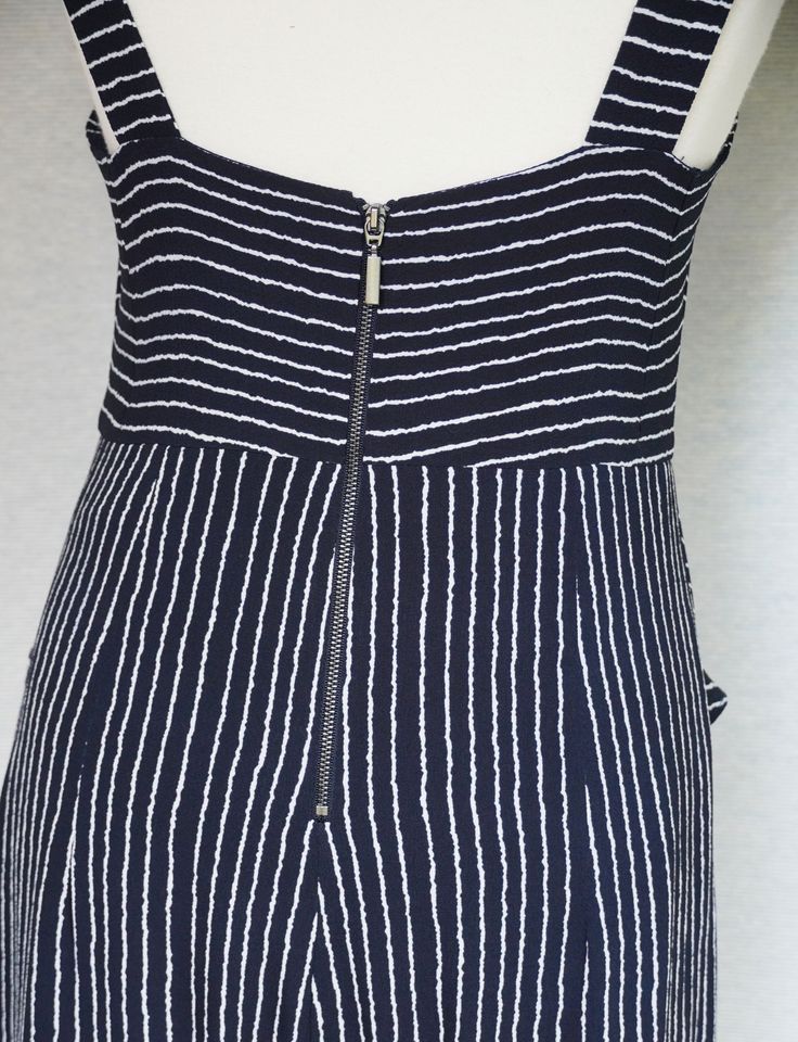 Overall Gr. S Jumpsuit Einteiler Streifen Blau in Siek