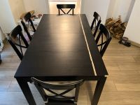 Ikea Tisch 180x100 schwarz ausziehbar mit 6 Ingolf Stühlen Berlin - Köpenick Vorschau