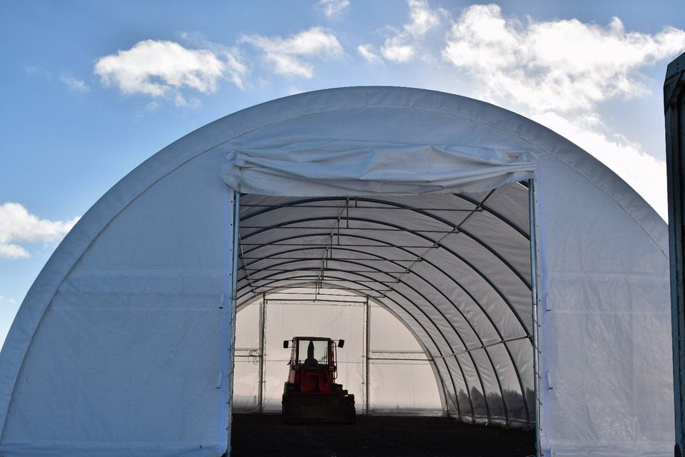 Pferde Unterstand Lagerhalle Landwirtschaft 12x9,15x4,5 Statik in Rodeberg