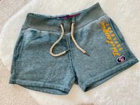 SUPERDRY Sweatshorts Gr. XS 34 grün grau Jersey Shorts kurze Hose Baden-Württemberg - Neckargemünd Vorschau