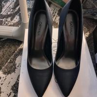 Blau Satin High Heels Bayern - Karlsfeld Vorschau