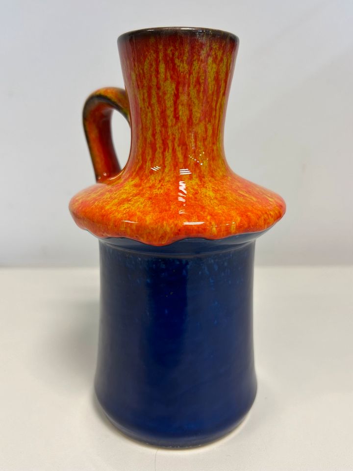 VINTAGE ✨ Vase Fat Lava orange-blau / Form 022 18 ✨ ALT in Düren