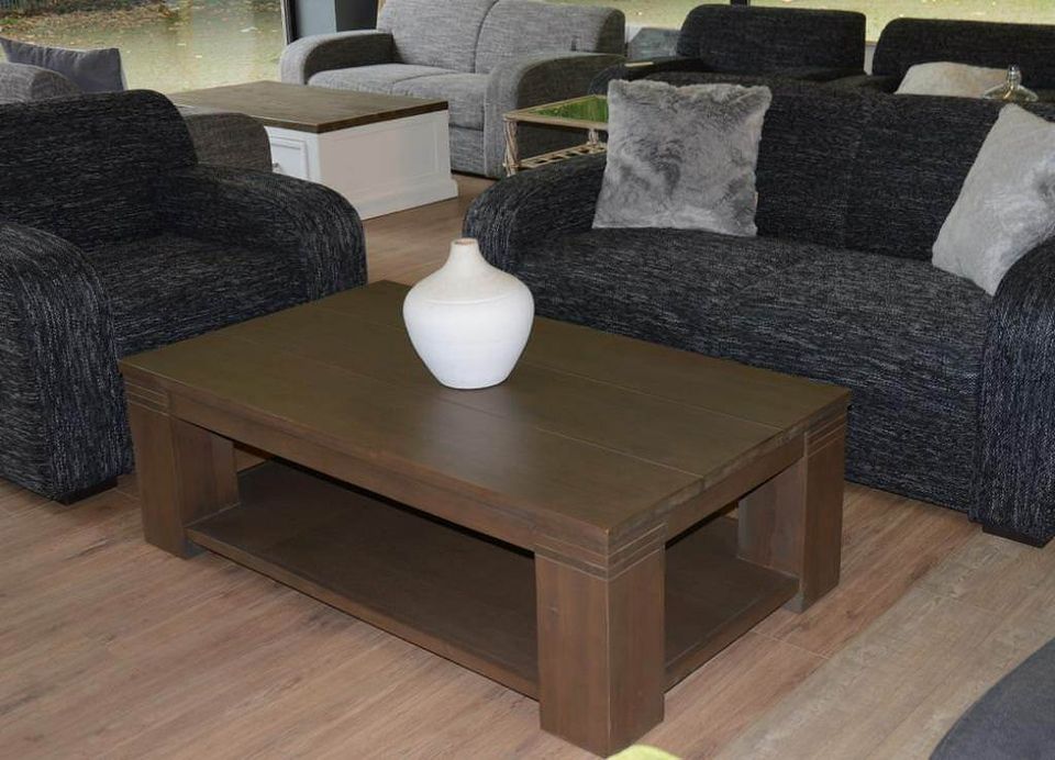 Couchtisch braun Loungemöbel Wohnzimmertisch Holztisch Tisch Holz in Duisburg