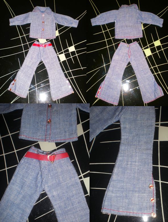 Barbie Style Jeans Fashion Oberteile u. a. 80er / 90er in Oberursel (Taunus)