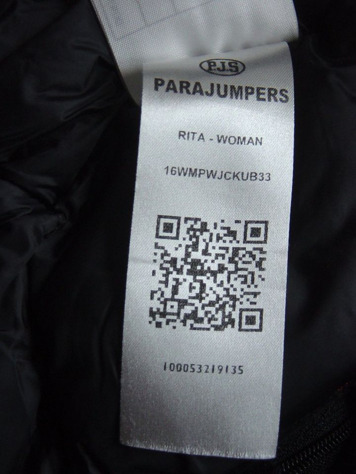 Parajumpers, Daunen Parka, Kurzmantel, Kapuze,schwarz,Gr.M,38 in München