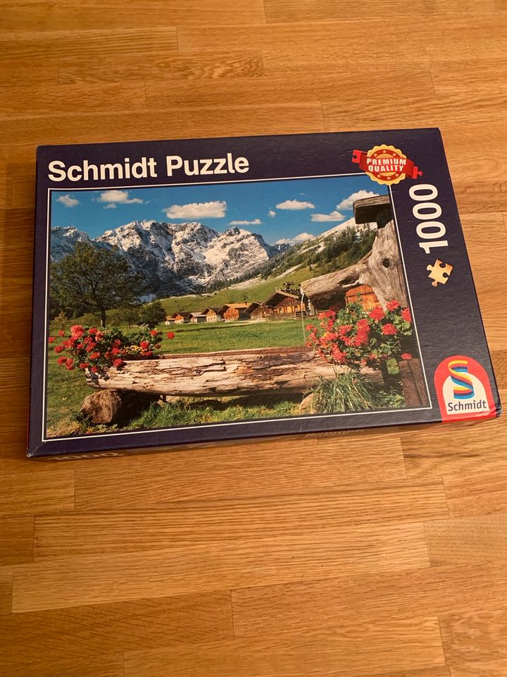 Zwei Puzzle 1000 Teile von Schmidt sehr guter Zustand in Rösrath