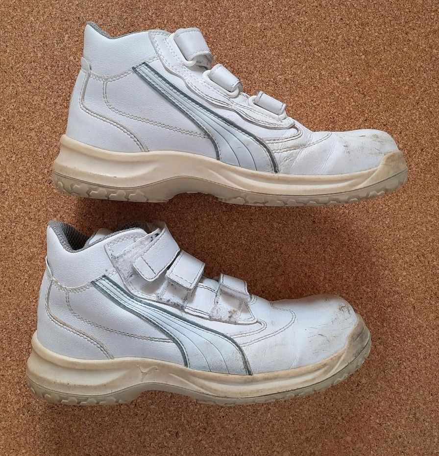 Puma vintage Sicherheitsschuhe Schuhe Gr.43 Stahlkappe weiß in  Baden-Württemberg - Güglingen | eBay Kleinanzeigen ist jetzt Kleinanzeigen