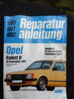 Ein Buch Reparaturanleitung Opel Kadett D * Nordrhein-Westfalen - Kirchlengern Vorschau