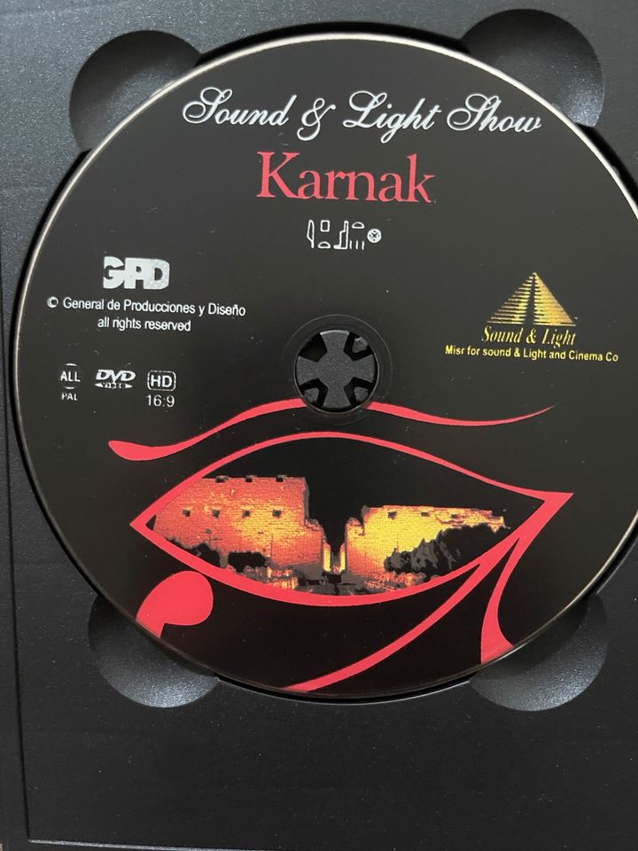 Original DVD  vom Karnak Tempel der Sound&licht Show in Mauritz
