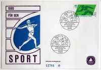 FDC Ersttagsbrief Für den Sport 1980 Speerwerfen Nordrhein-Westfalen - Krefeld Vorschau