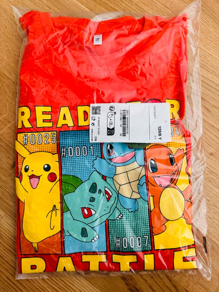★NEU★ Gr.128 C&A Pokémon Sommer Pyjama Shirt und Hose in Düsseldorf