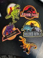 Set 5 Jurassic Park Dinosaurier Aufnäher Patches Bügelbilder Nordrhein-Westfalen - Troisdorf Vorschau