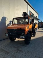 Mercedes Unimog 427/11, U1250, Hiab Ladekran Typ 090, 69900km Bayern - Haag in Oberbayern Vorschau