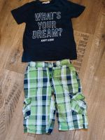 Kurze Hose Gr.128 und T-Shirt Gr. 134 3 Sets, je Set 8€ Niedersachsen - Südbrookmerland Vorschau