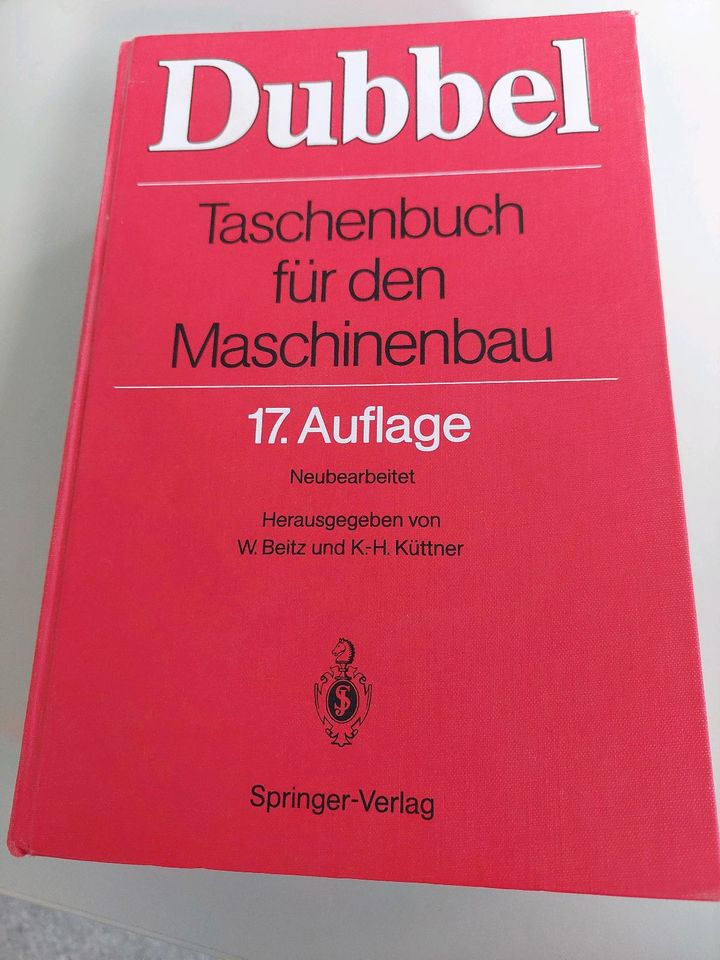 Maschinenbau Buch, Dubbel, Taschenbuch für den Maschinenbau in Essen