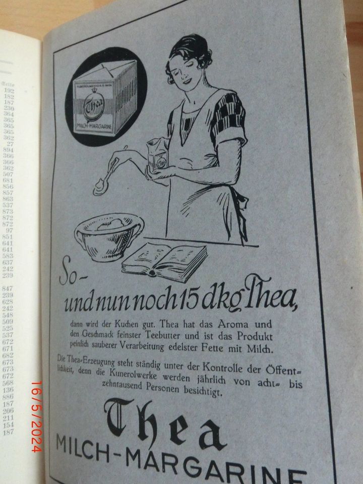 Süddeutsche Küche Antiquarische v. 1929 in Oberasbach