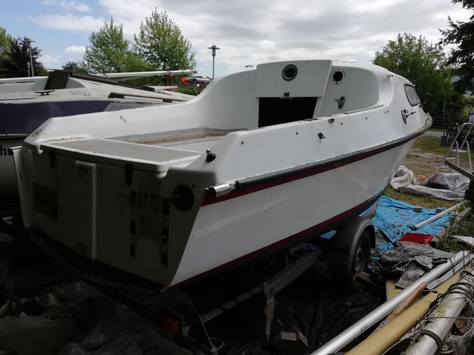 Projekt Kajütboot Solarius 570cm x 235cm GFK Ex Segelboot in Alfeld (Leine)