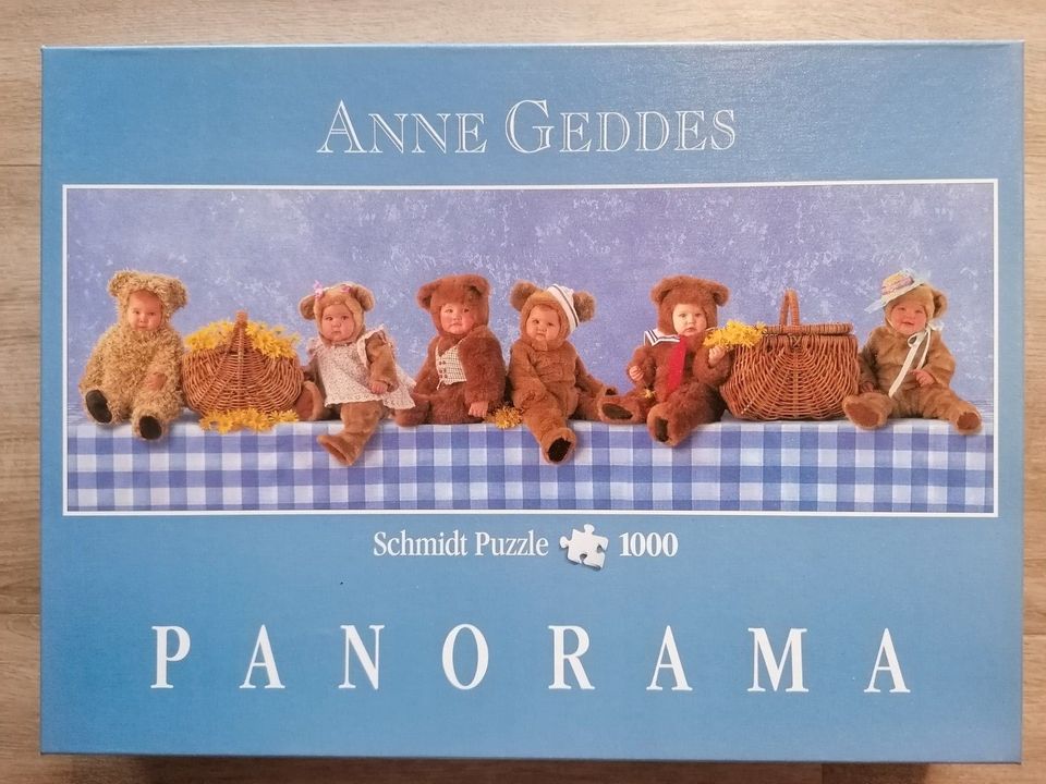 Anne Geddes 1000 Teile Schmidt Puzzle Baby Teddy Panorama in Nümbrecht