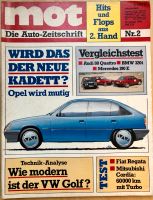 MOT die Auto Zeitschrift 2/1984 Fiat Regata Mitsubishi Cordia BMW Essen - Essen-Frintrop Vorschau