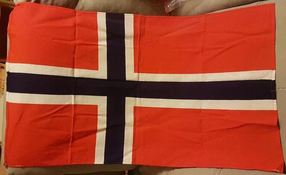 Fahne Flagge Dänemark Schweden Norwegen in Bremen