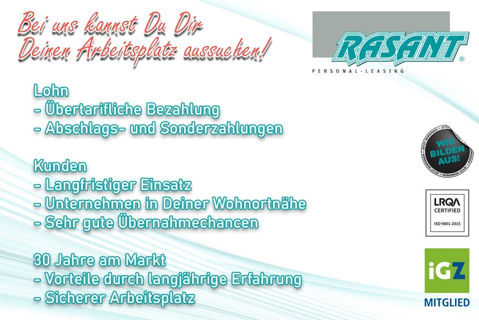 *FL* ✨ Fleißige Helfer (m/w/d) für die Ver- und Entsorgung dringend gesucht! ✨ in Schleswig