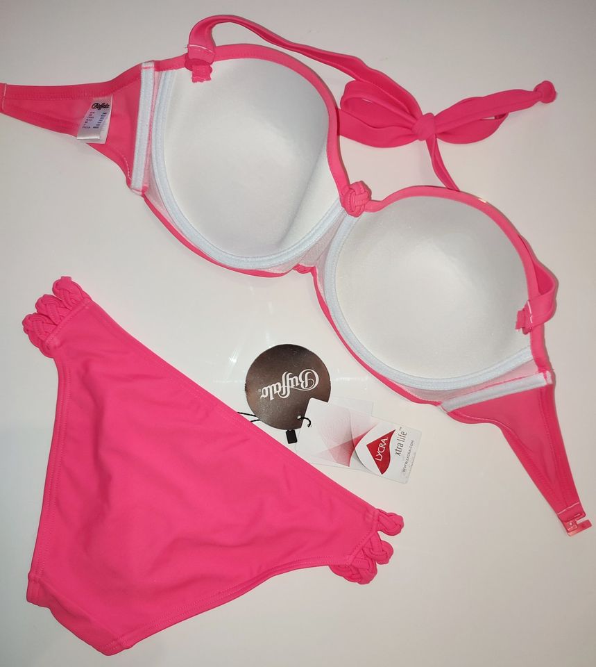 Buffalo Bügel Bikini Set Oberteil & Unterteil 34E 34 Cup E in Waldkirch