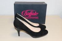 BUFFALO London Pumps 41 Leder Suede Schwarz Schuhe Hochzeit NEU Duisburg - Duisburg-Mitte Vorschau